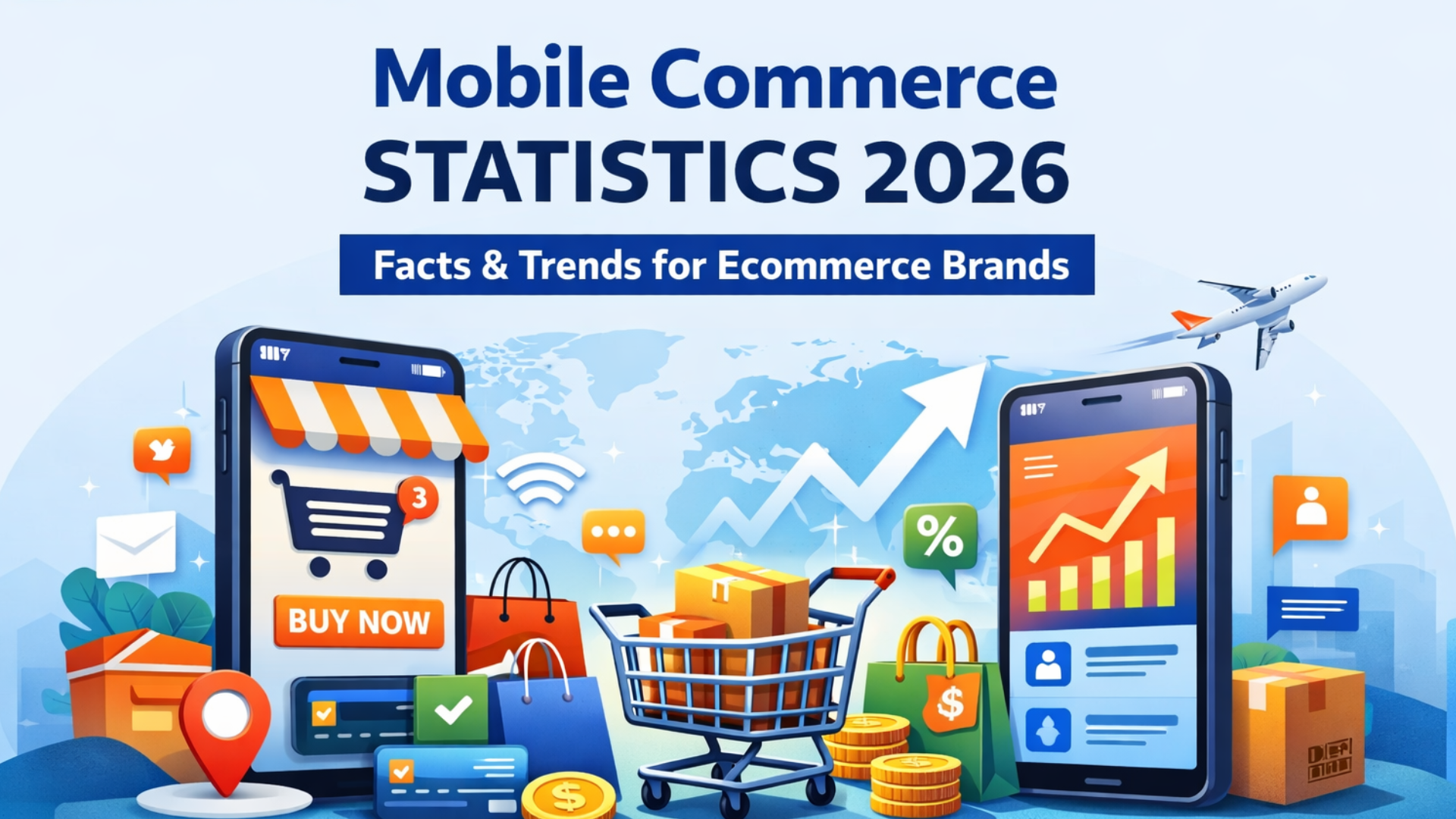 Fresh mobile commerce facts for 2026, plus what they mean for ecommerce brands looking to improve mobile sales, checkout, and growth.