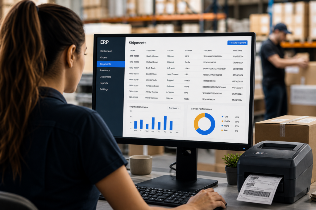 ERP Shipping For Ecommerce Brands: How To Fix The Gaps Your ERP Cannot Cover