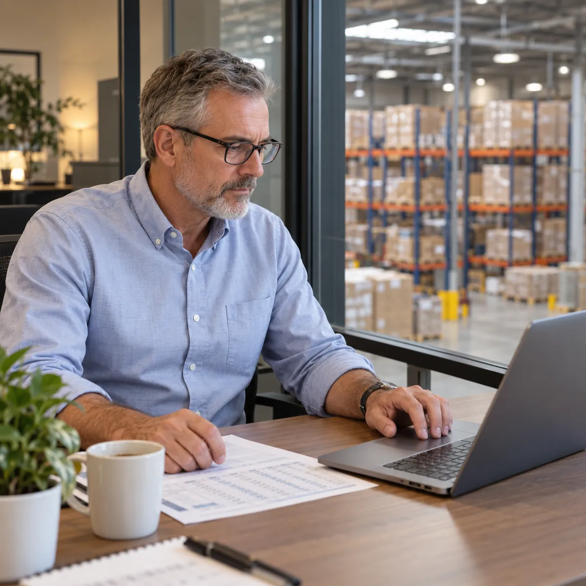 Person using ReadyShipper, the ShipStation alternative comparison.